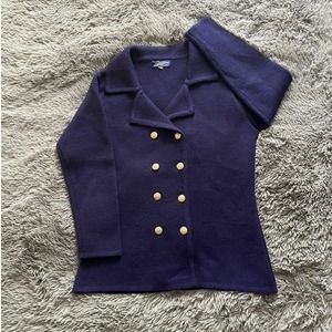 Vintage Nautical Cardigan Sweater
